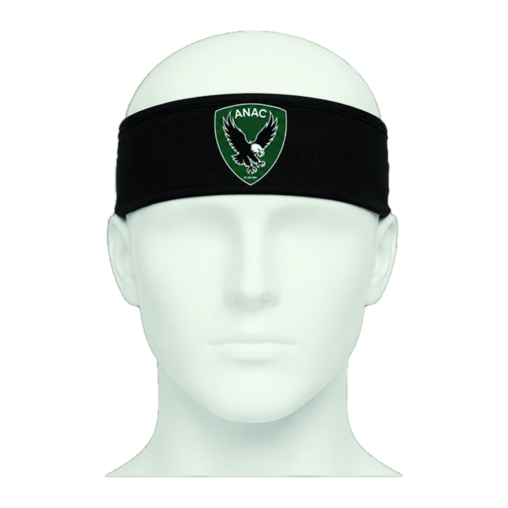 Bandana ANAC noir avec l’écusson du club