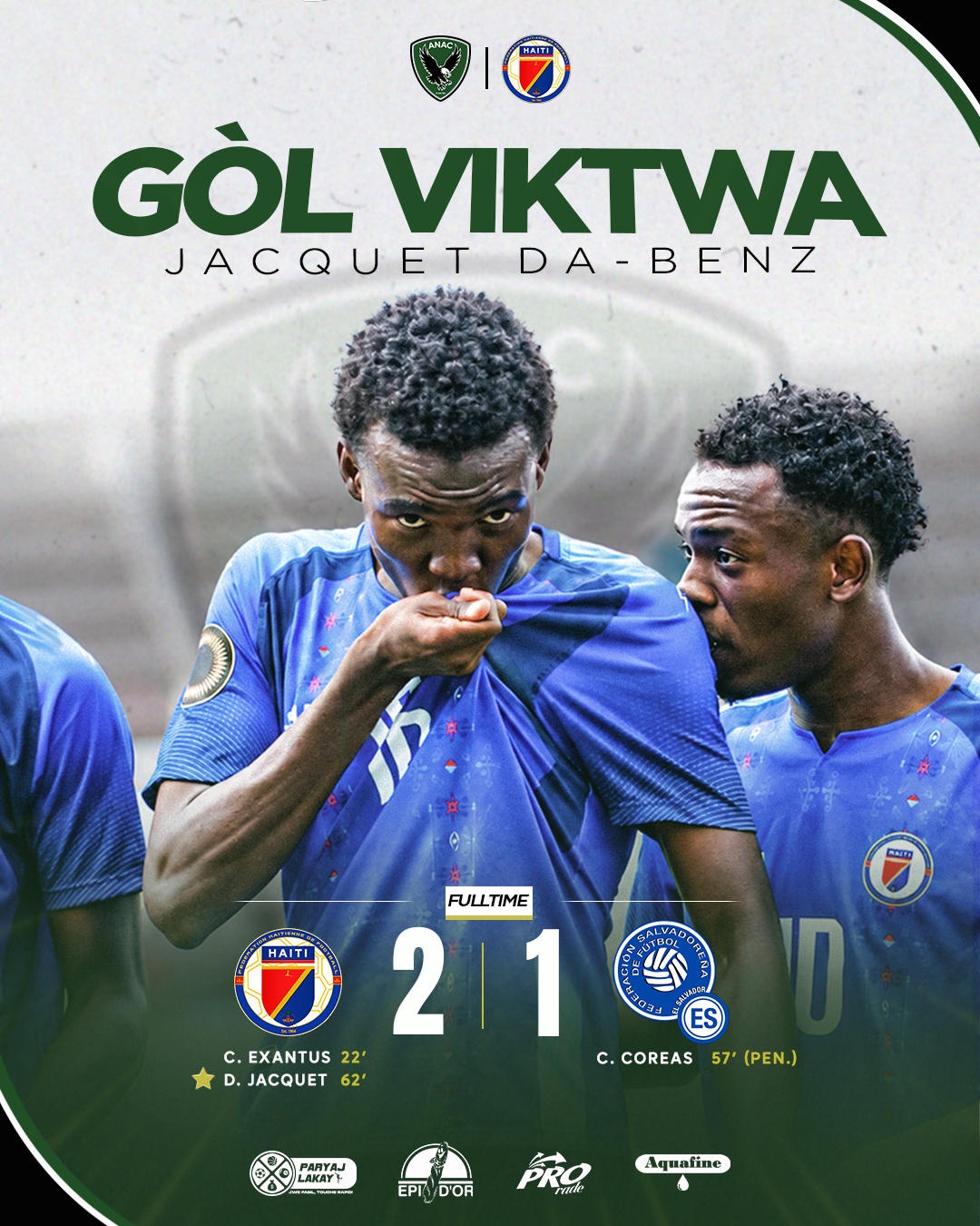 Concacaf U20 : Jacquet Da-Benz make 3e gòl Ayiti kont Kiba (3-2)